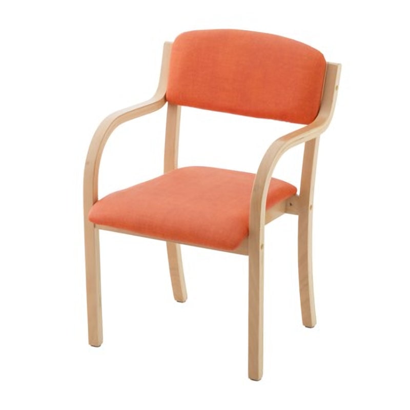 武田コーポレーション　スタッキングチェア　オレンジ