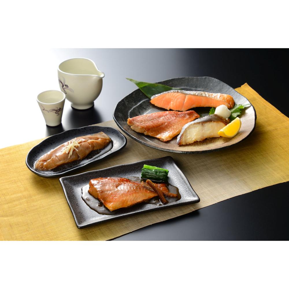 万越屋　レンジで簡単！焼魚と煮魚詰合せ８袋入〈料理家村山瑛子監修〉