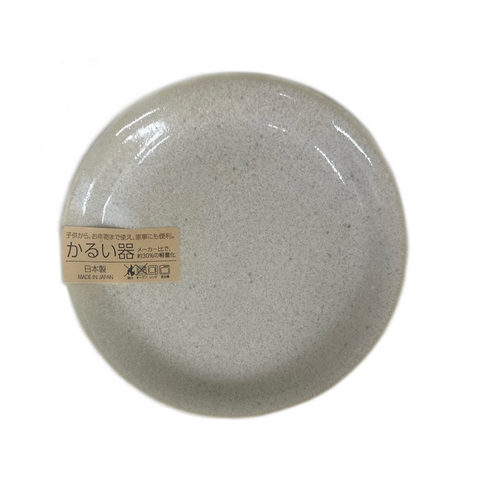 軽量４．０皿　土物白唐津