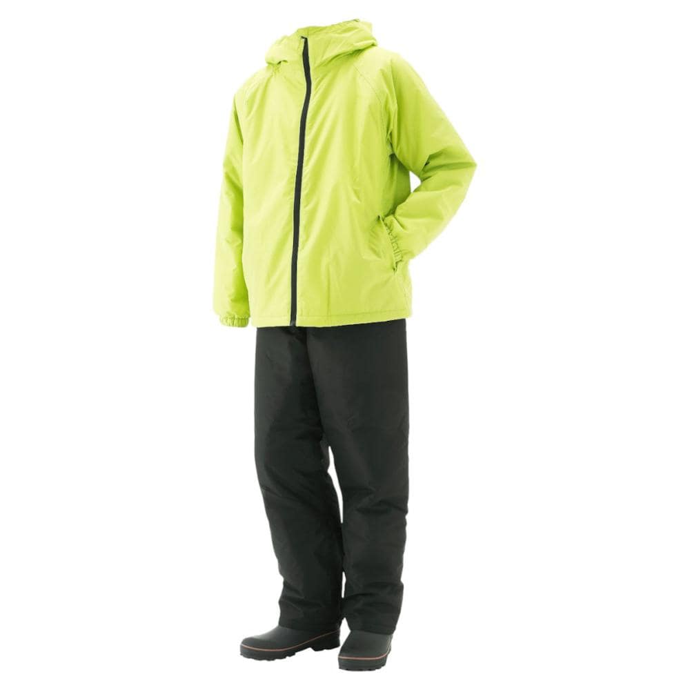 Ｋ＋ＷＯＲＫＳ　防水防寒スーツ　上下セット　ライムイエロー　３Ｌ