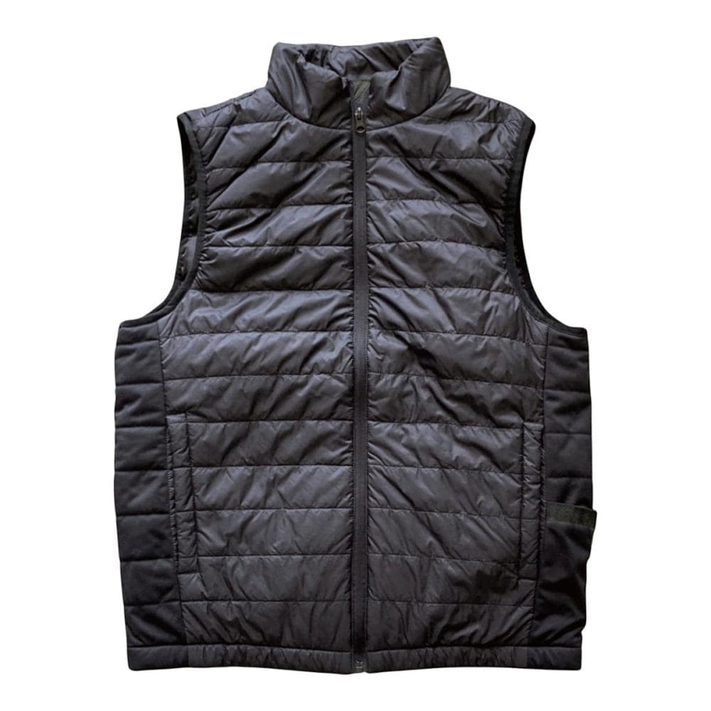 你的品牌名　ヒーター付きベストＩ型＋ウォームポケット・襟　ブラック　Ｌ