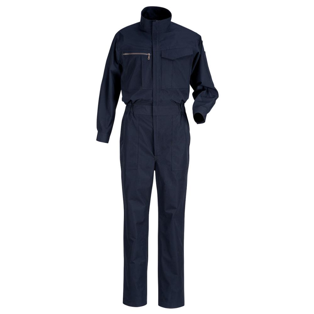 カジメイク　アクティブストレッチつなぎ　ネイビー　Ｌ　６７８６