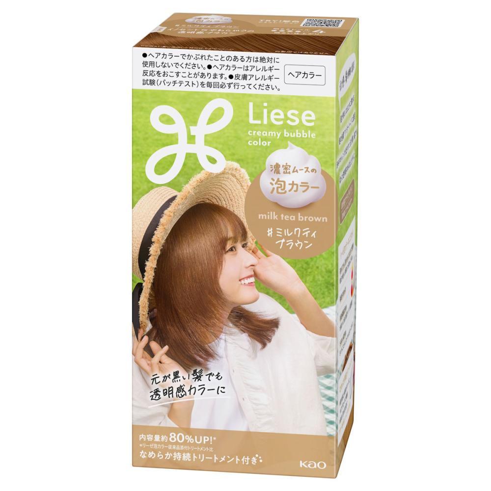花王　リーゼ　泡カラー　ミルクティブラウン　１１５ｍＬ