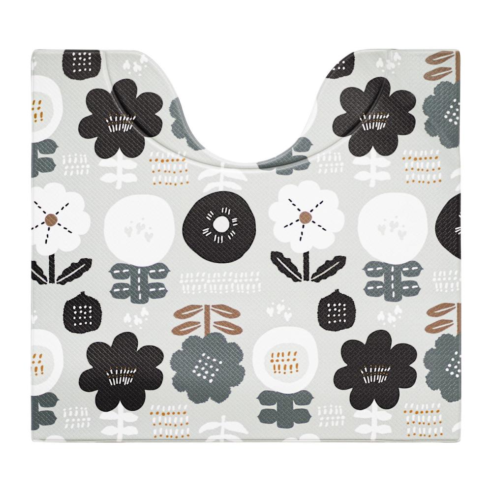 スキマにピタっ！拭けるトイレマット　キンプ