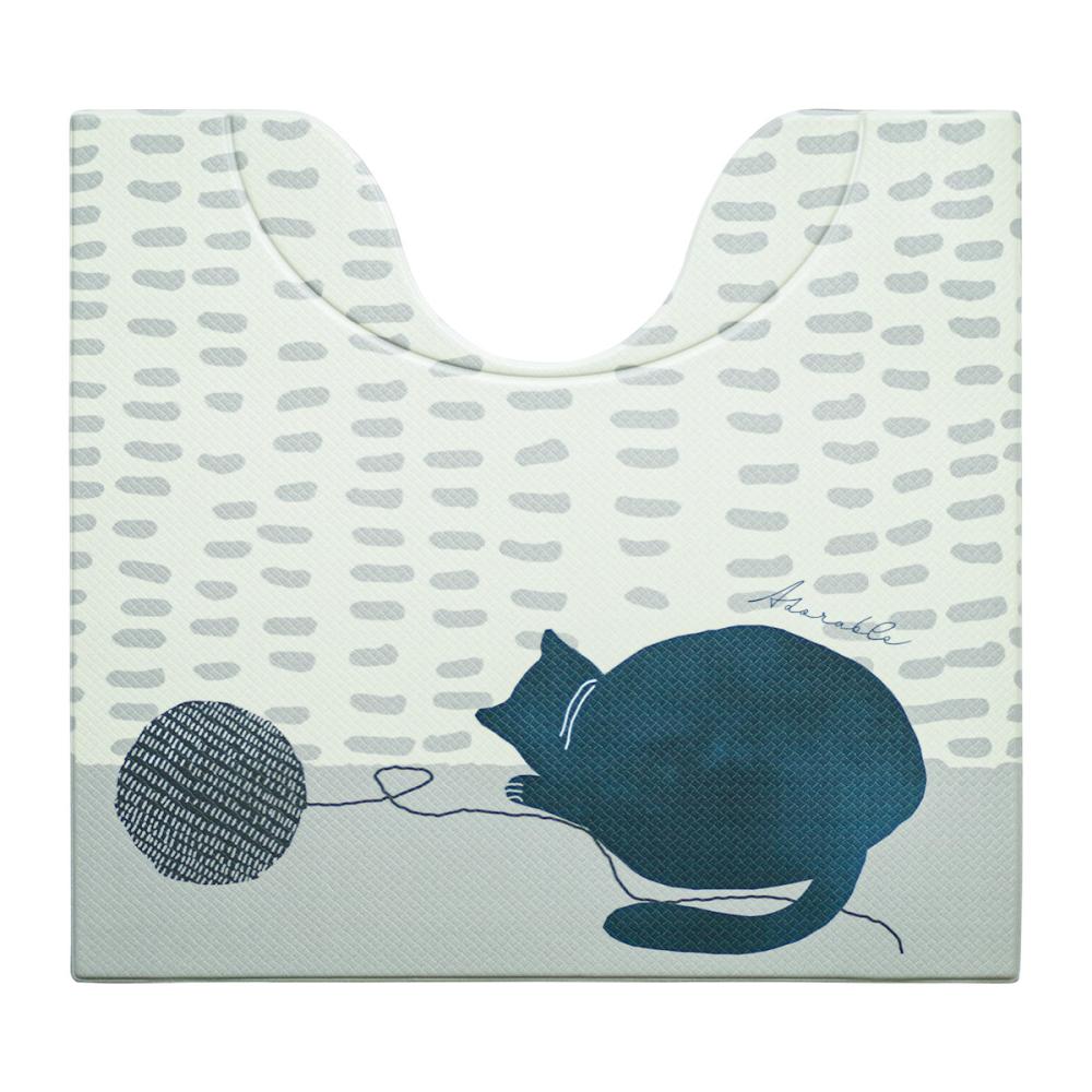 スキマにピタっ！拭けるトイレマット　シピ