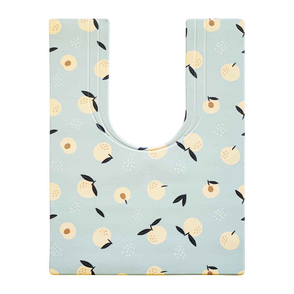 スキマにピタっ！拭ける耳長トイレマット　フルーツ