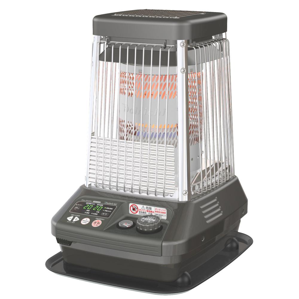 ダイニチ　業務用石油ストーブ　自然対流式　木造２６畳　メタリックグレー　専用収納カバー付　ＫＤＭ－Ｎ１０Ｄ（Ｈ）