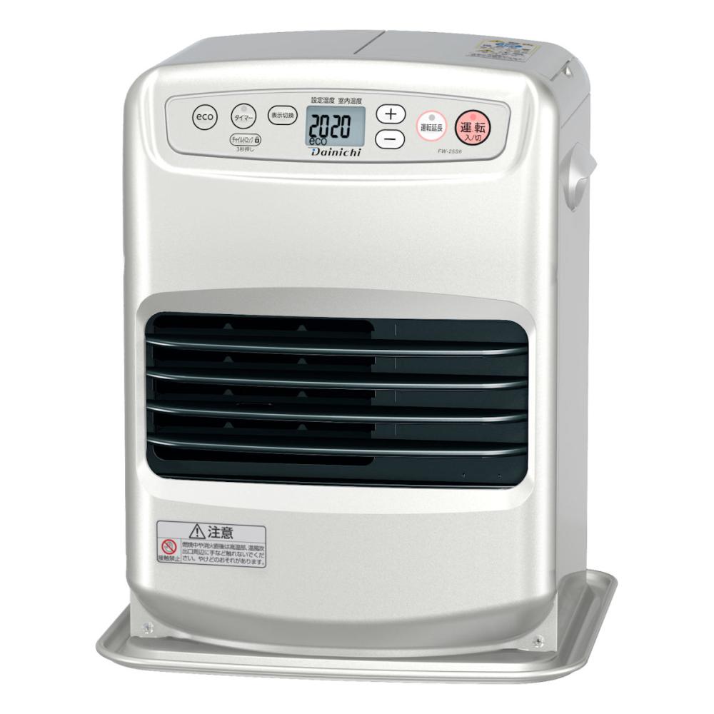 ダイニチ　石油ファンヒーター　木造７畳　ライトシルバー　ＦＷ－２５Ｓ６（Ｓ）