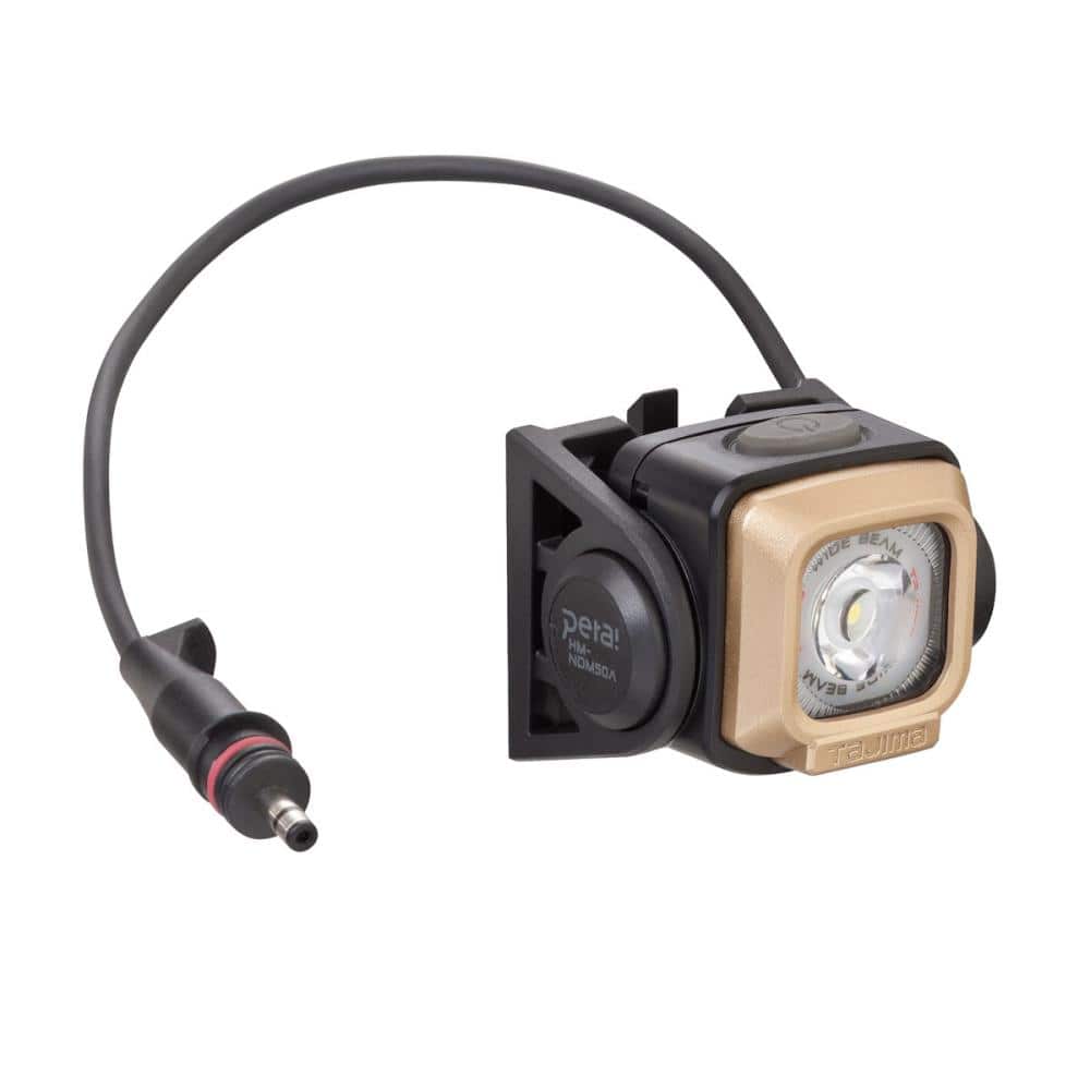 Ｔａｊｉｍａ　タジマ　セフメットヘッドライト　ＥＤ　５００ｌｍ　大径照射　ユニット　ブラック　ＨＡＮＳ５