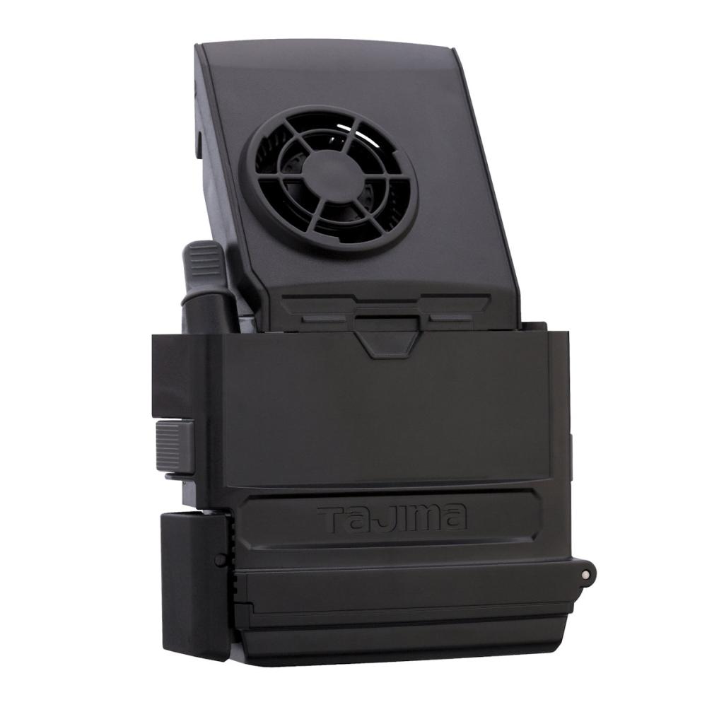 Ｔａｊｉｍａ　タジマ　セフメットバッテリーボックス　３７３０用ファン付　ブラック　ＨＡ３０ＢＦ