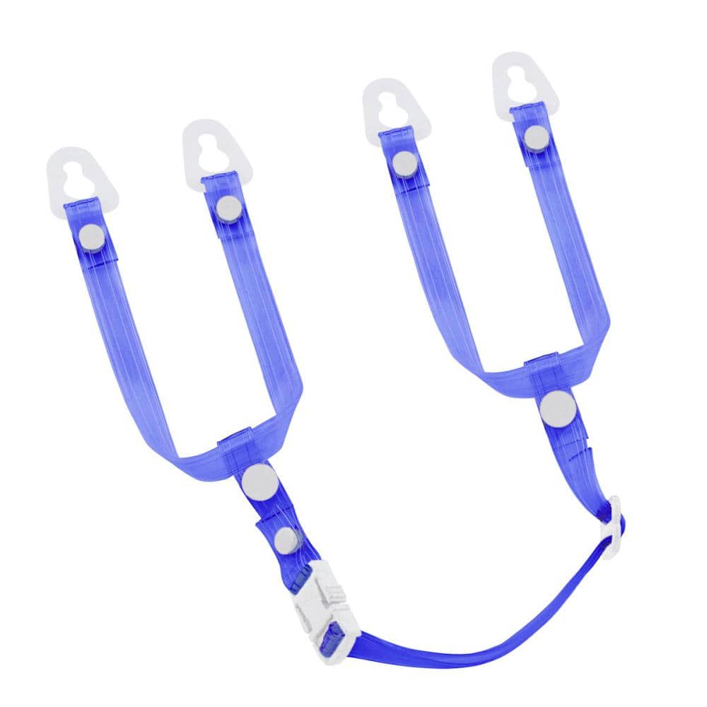 ビニール　クリアブルー