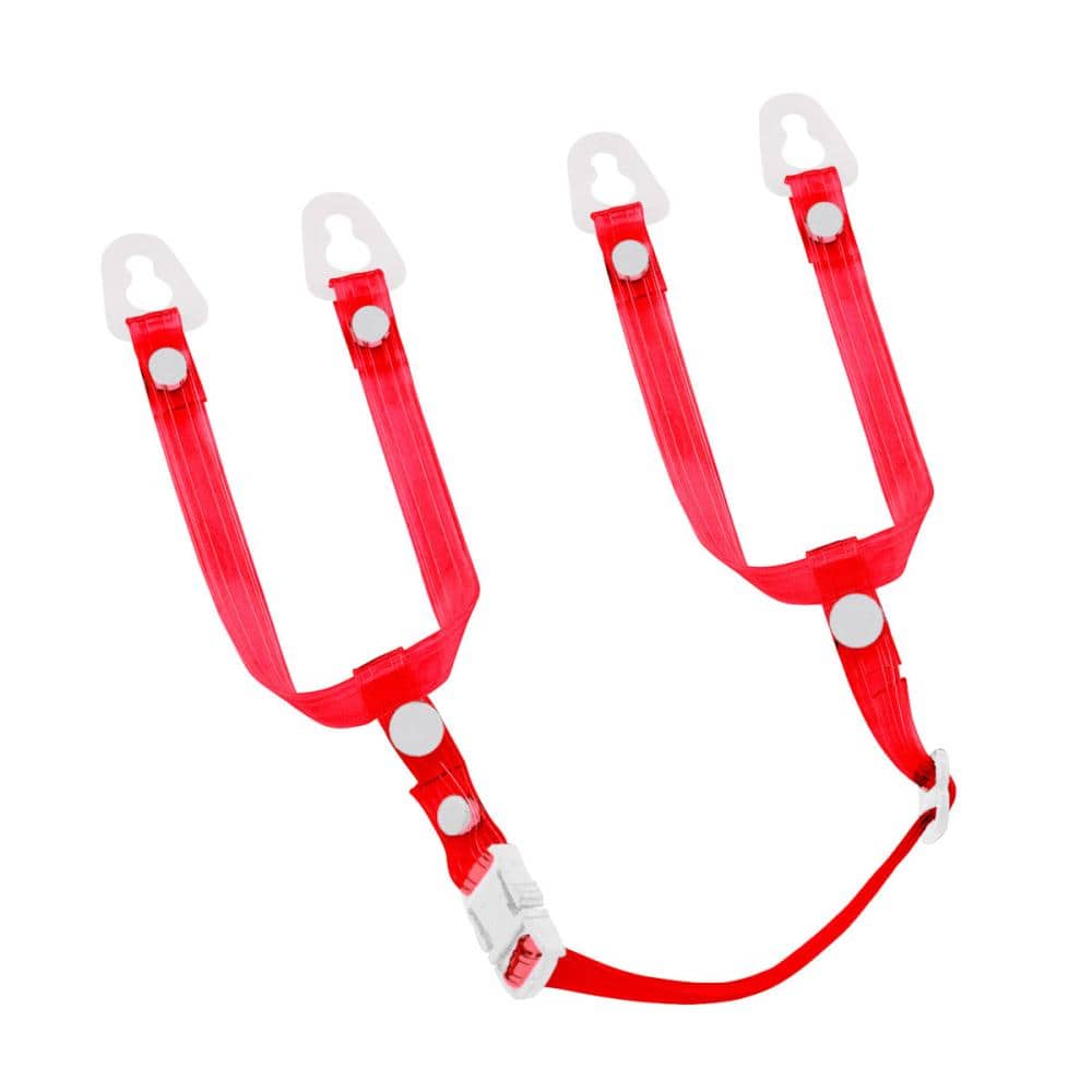 Ｔａｊｉｍａ　タジマ　あご耳紐セット　ビニール　クリアレッド　ＨＡＳＶＣＲ