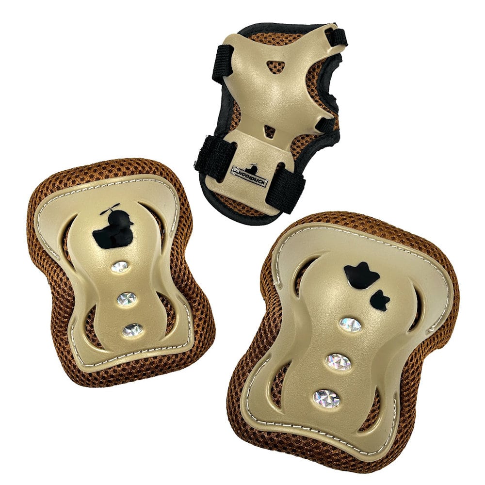 アサヒサイクル　ＧＯＧＯＤＵＣＫ　キッズプロテクター　ブラウン