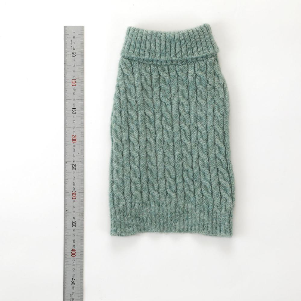 Ｐｅｔａｍｉ　ケーブルニット　３号　グリーン