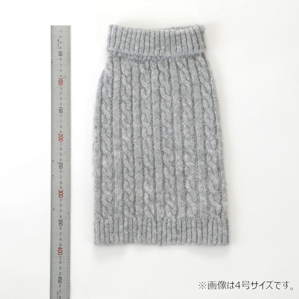 Ｐｅｔａｍｉ　ケーブルニット　３号　グレー