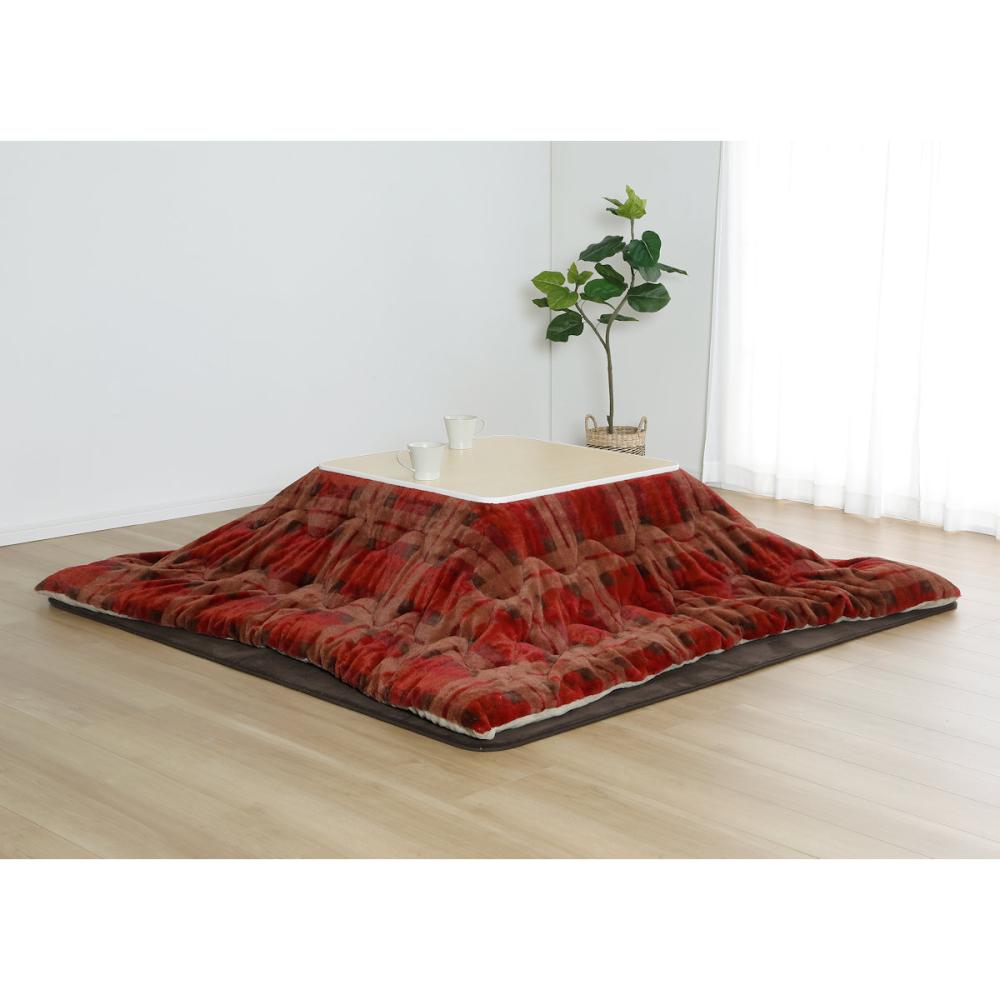 アテーナライフ　暖プラス　ファータッチこたつ掛布団　ミッターグ　１９０×１９０ｃｍ