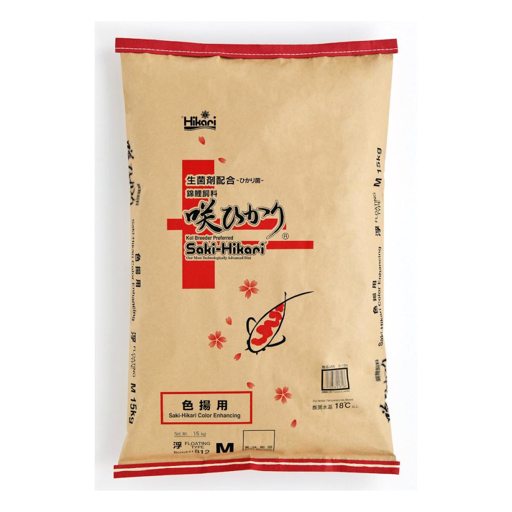 鯉のエサ　咲ひかり　色揚用　浮上　Ｍ　１５ｋｇ