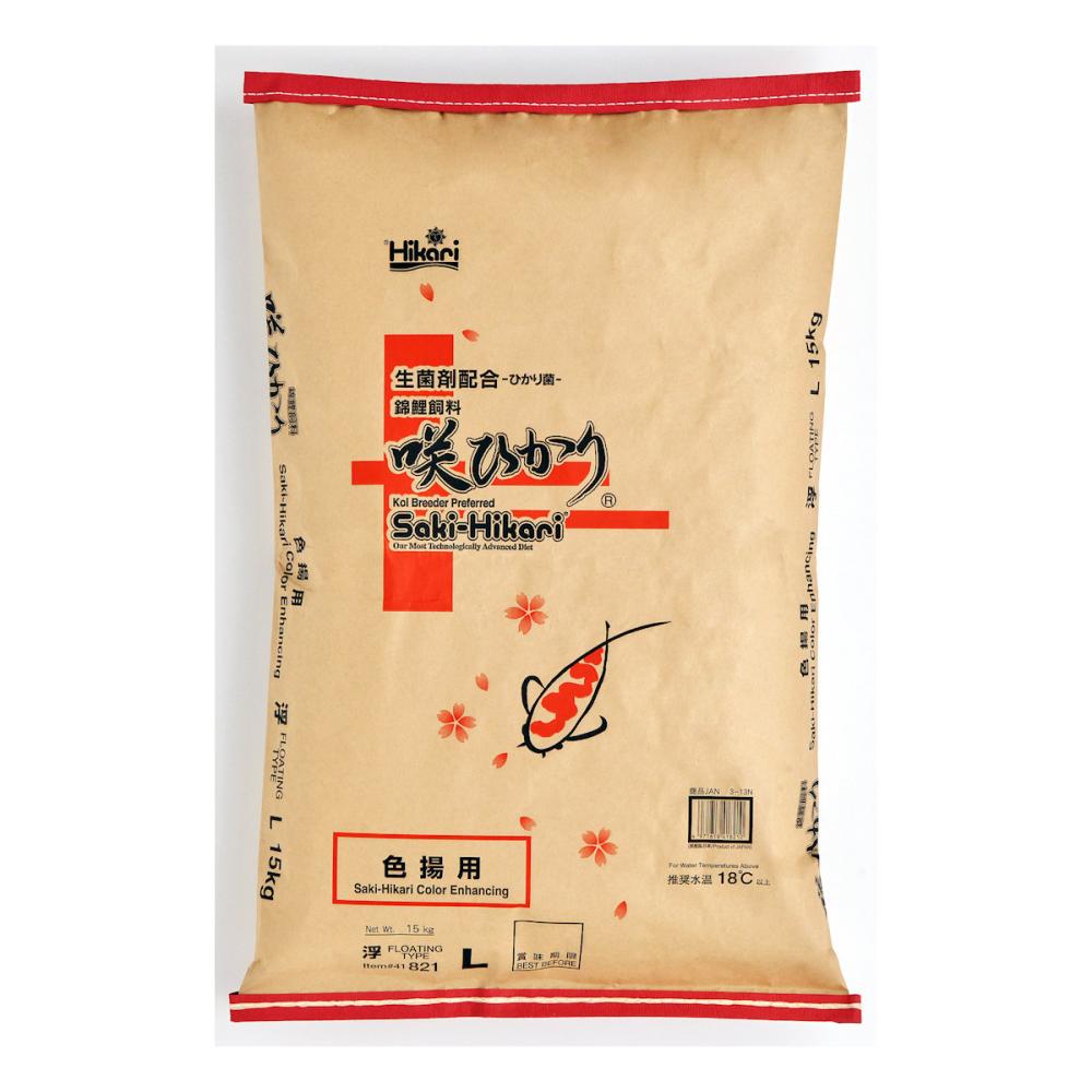 鯉のエサ　咲ひかり　色揚用　浮上　Ｌ　１５ｋｇ
