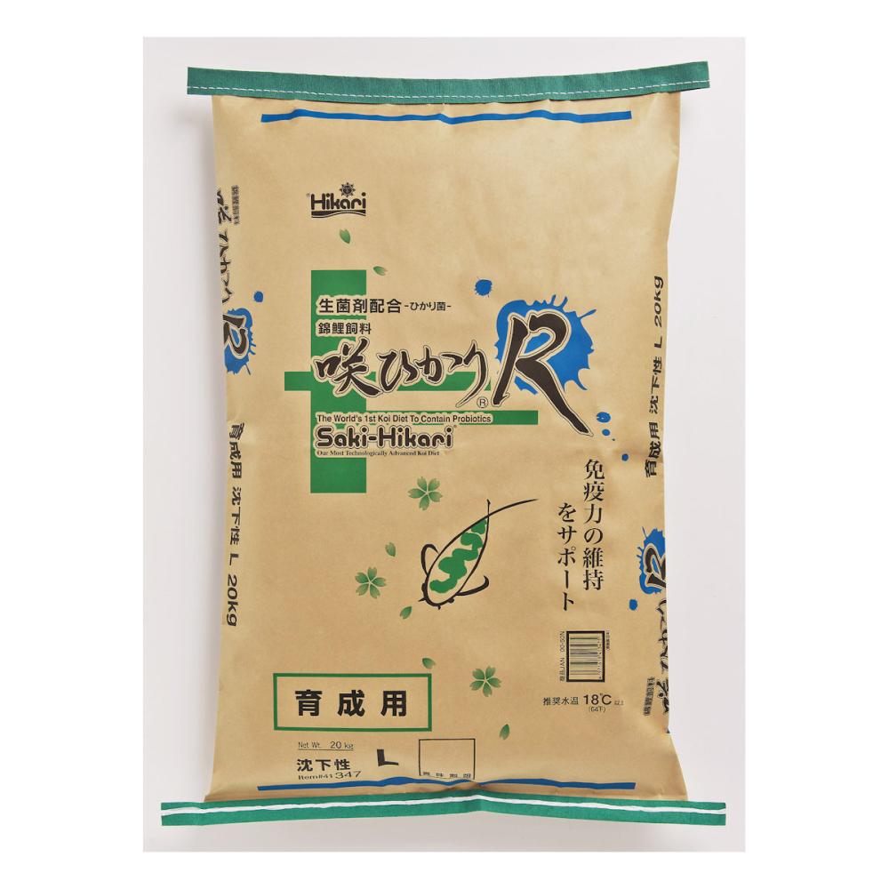 鯉のエサ　咲ひかりＲ　育成用　沈下　Ｌ　２０ｋｇ