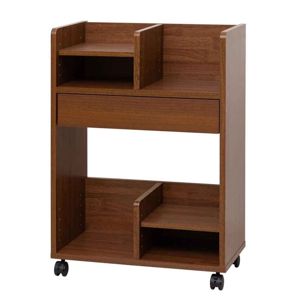 クロシオ　ランドセル収納ワゴン　コンパクト　ブラウン