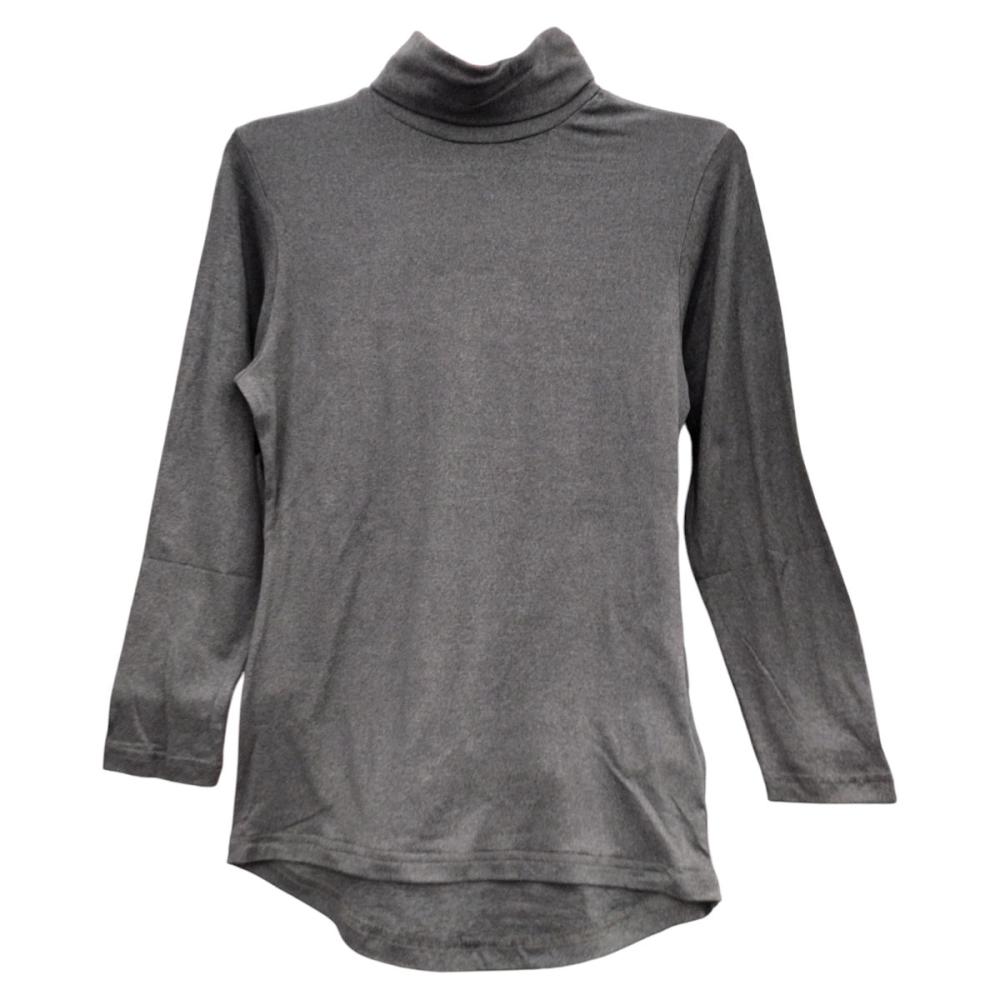 寿ニット　ｍｏｃｈｉｍｏｃｈｉ　タートルネック　グレー　Ｌ　９０５１