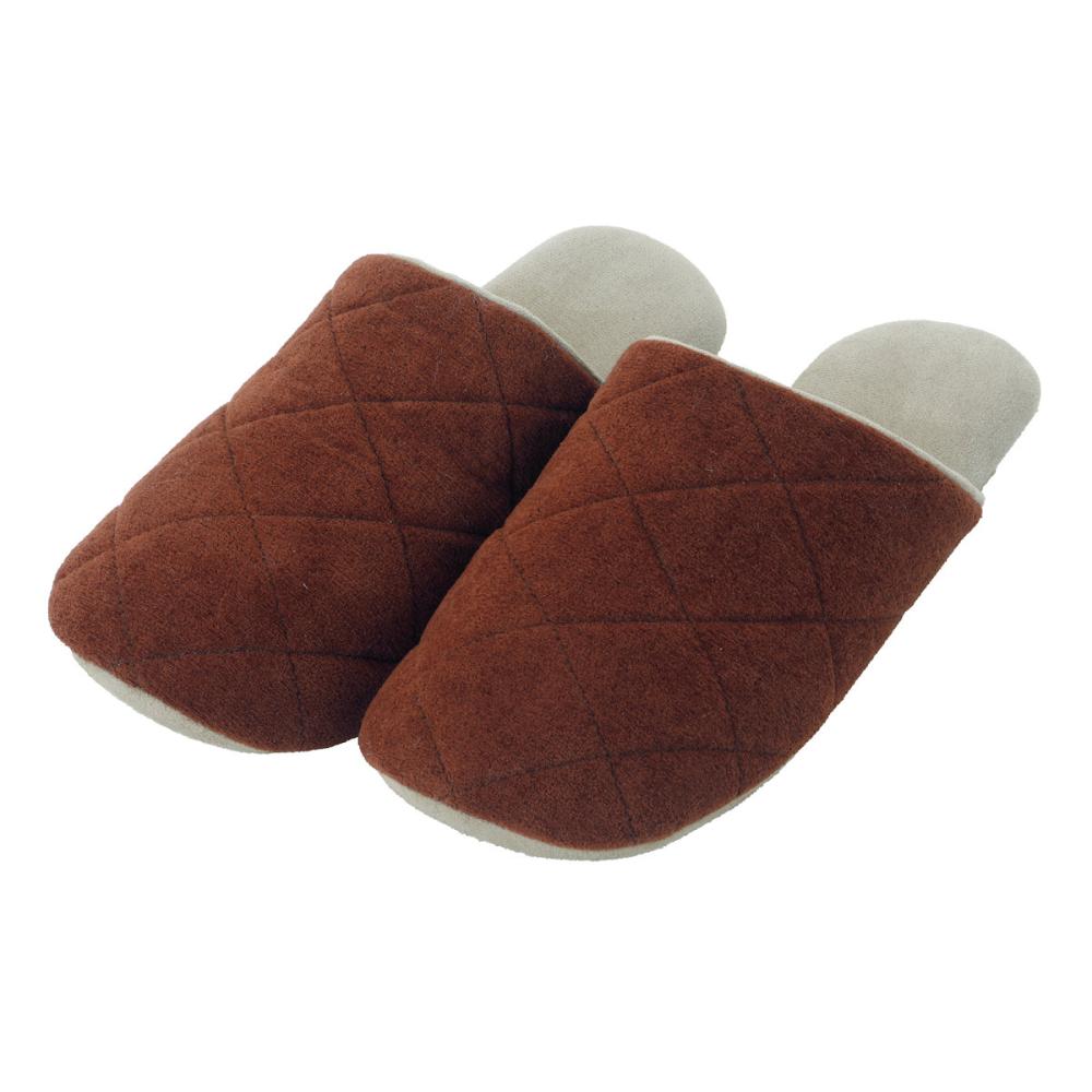 アテーナライフ　すっぽりと包み込むルームスリッパ　オレンジ　Ｌ