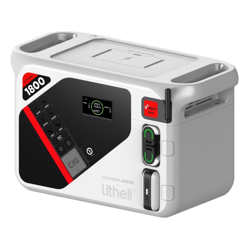 イチネンアクセス×Ｌｉｔｈｅｌｉ　Ｐｏｗｅｒ１８００　ポータブル電源　Ｐ－１８００