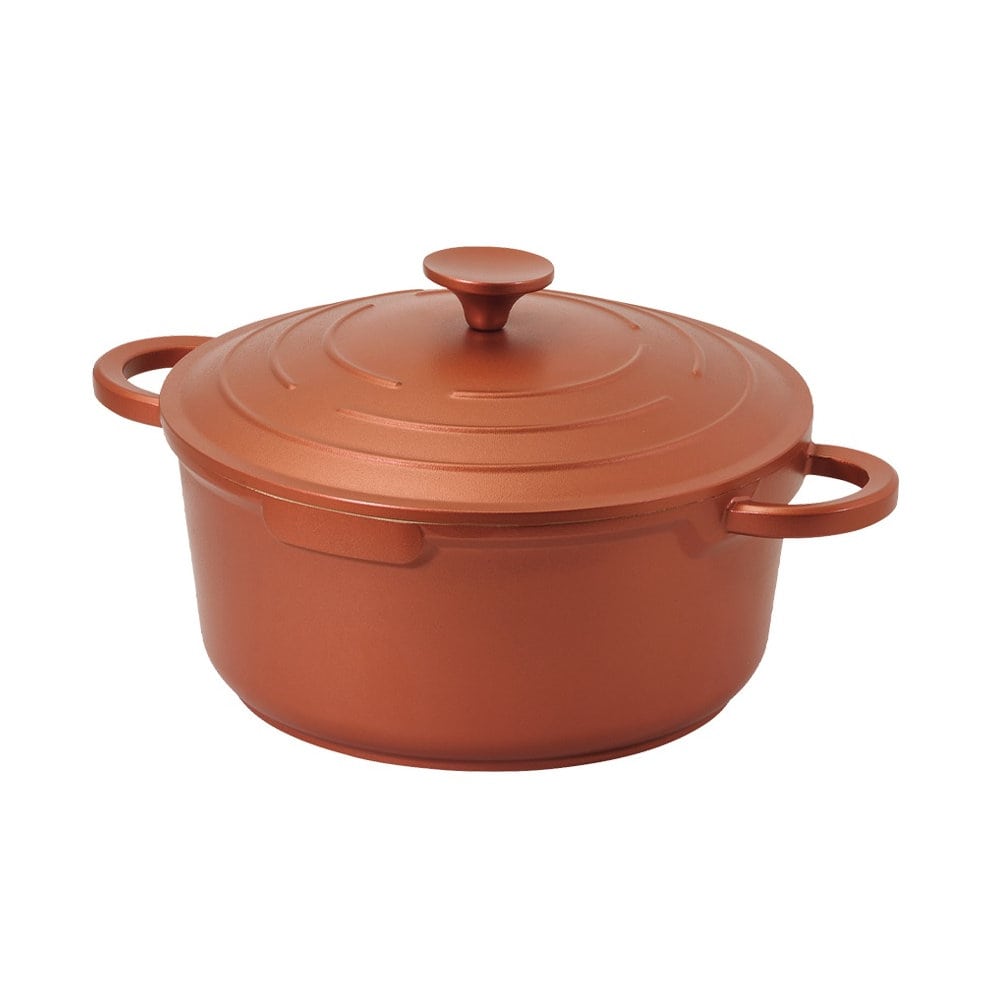 パール金属　無水調理もできるじっくり煮込み鍋　２４ｃｍ