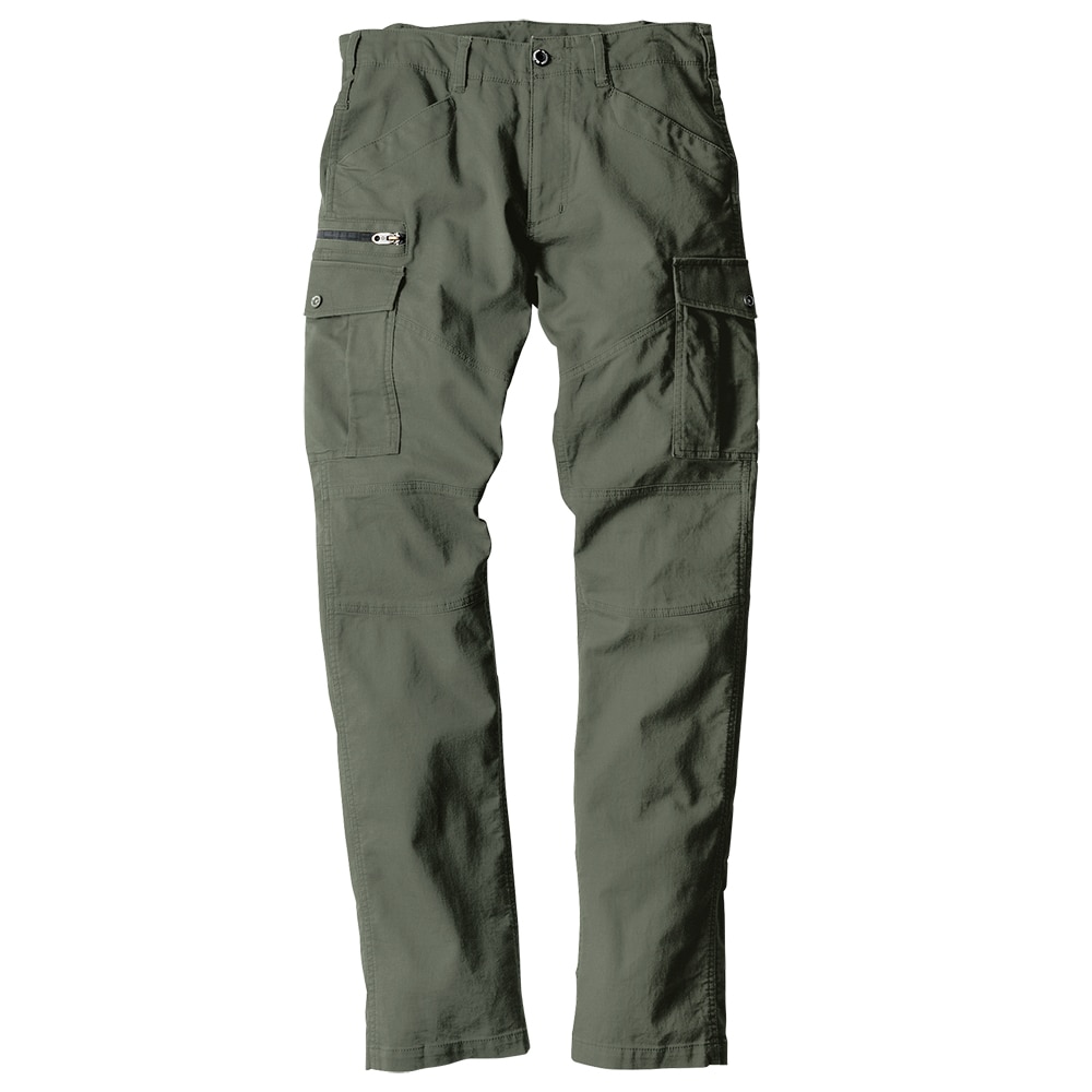 コーコス信岡　グラディエーター　ストレッチコードカーゴパンツ　アーミー　６Ｌ　ＧＡ－３９１５