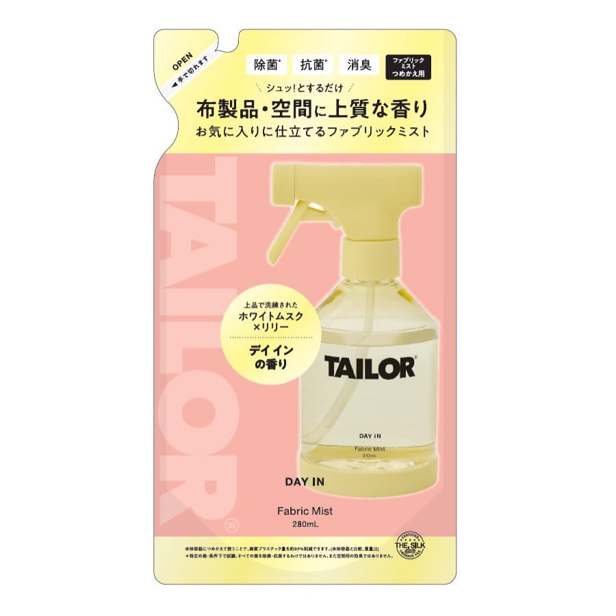 ｂｒｉｄｇｅ　ＴＡＩＬＯＲ　ファブリックミスト　ＤＡＹ　ＩＮ　詰め替え用　２８０ｍＬ