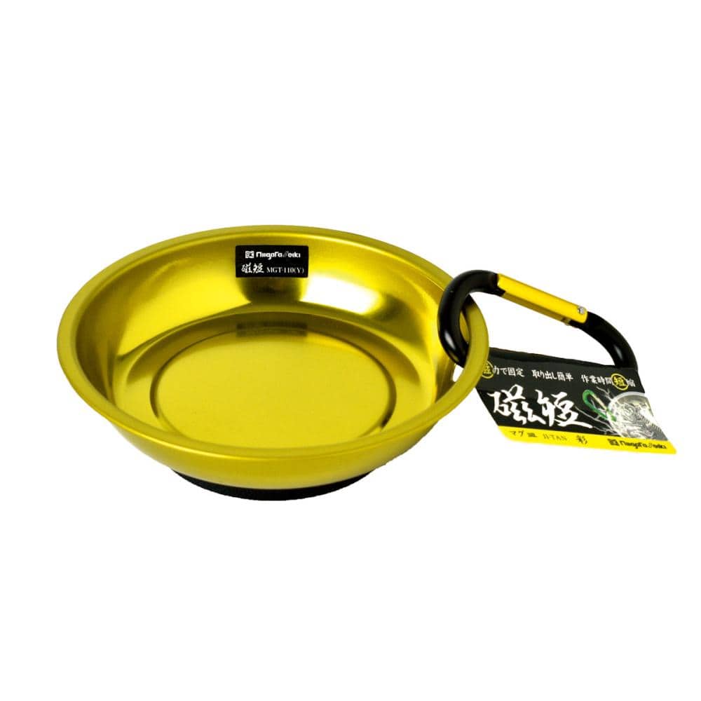 新潟精機　ＳＫ　マグ皿　磁短　彩　イエロー　ＭＧＴ－１１０（Ｙ）