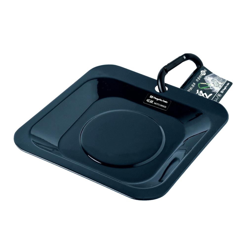 新潟精機　ＳＫ　マグ皿　磁短　弐　ミニ　彩　ブラックツヤ　ＭＧＴ２－１３０（ＫＳ）