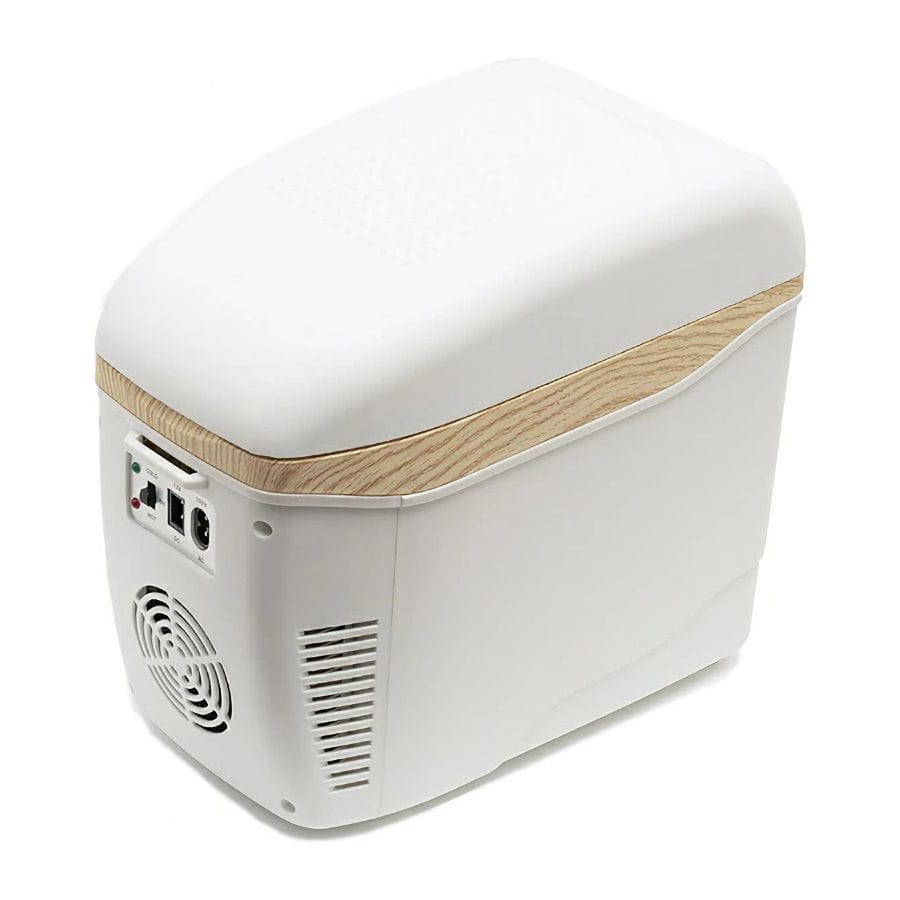 マリン商事　コンパクト車載冷温庫　ひえぽか　７．５Ｌ　Ａ／Ｃ　ホワイト