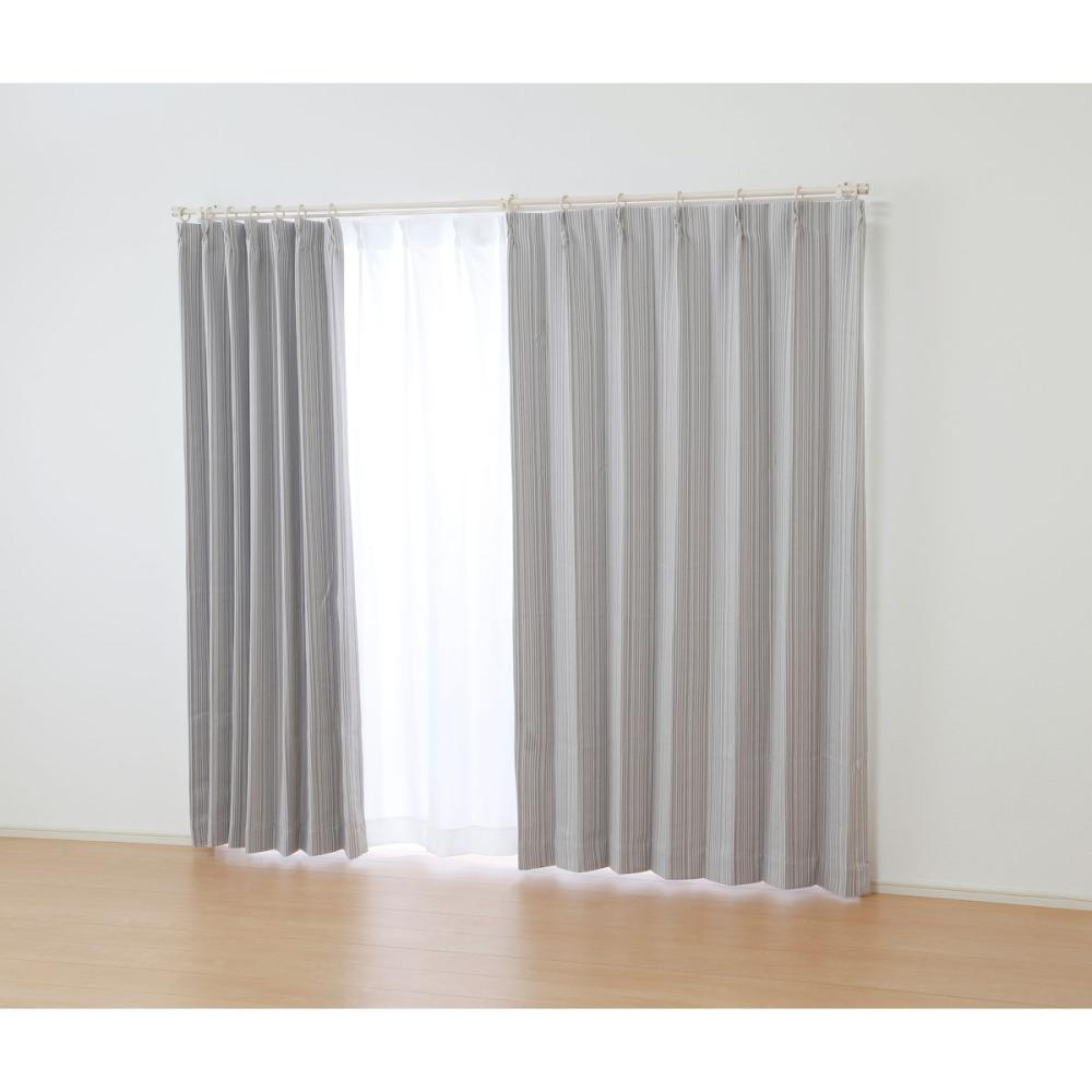 オーダーカーテン　ドレープ　ココモ　グレー