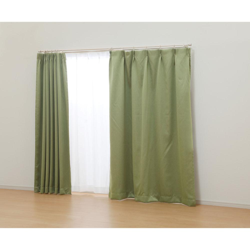 オーダーカーテン　ドレープ　アベニュー　グリーン