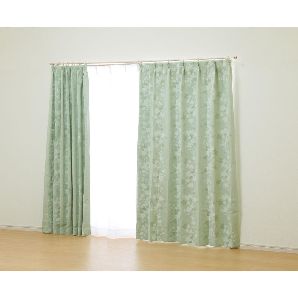 オーダーカーテン　ドレープ　ウィーン　グリーン