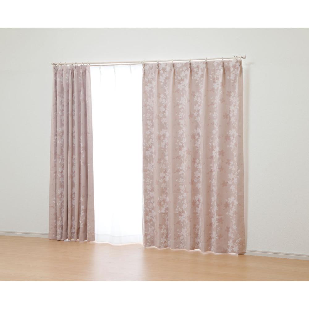 オーダーカーテン　ドレープ　ウィーン　ピンク