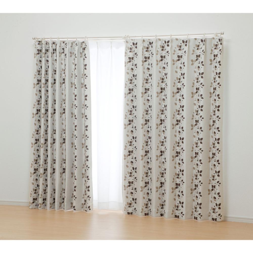 オーダーカーテン　ドレープ　アシュリー　ブラウン