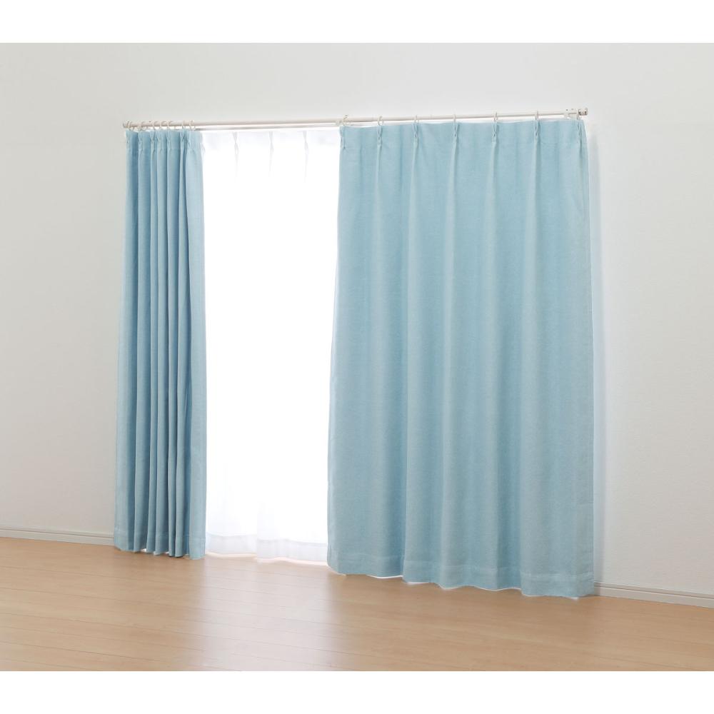 オーダーカーテン　ドレープ　ステイシー　ターコイズ