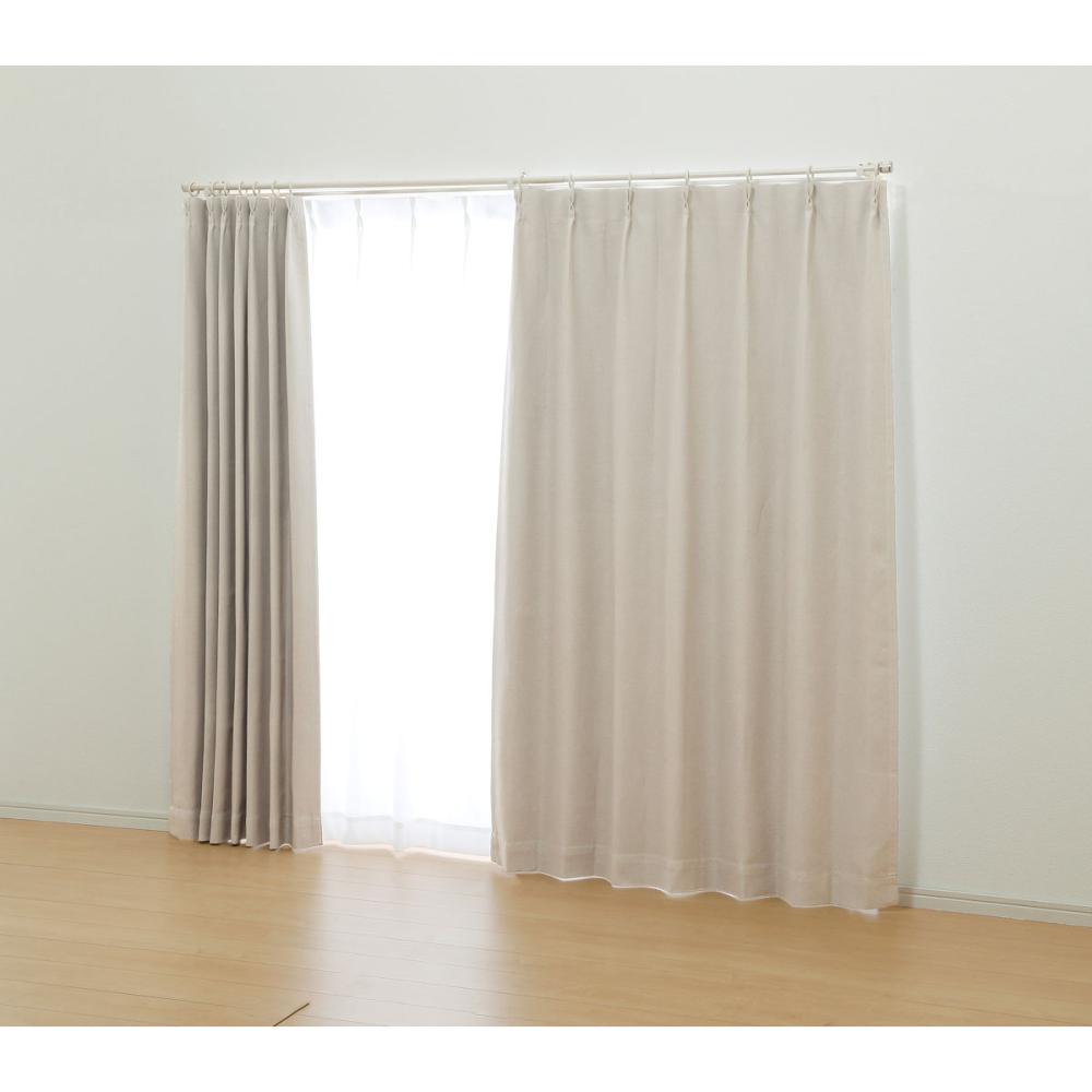 オーダーカーテン　ドレープ　ステイシー　ベージュ