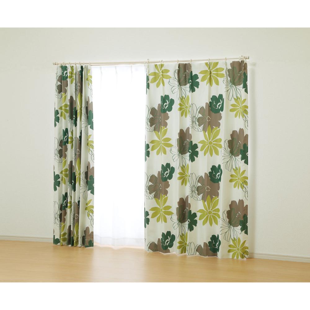 オーダーカーテン　ドレープ　ディアス　グリーン