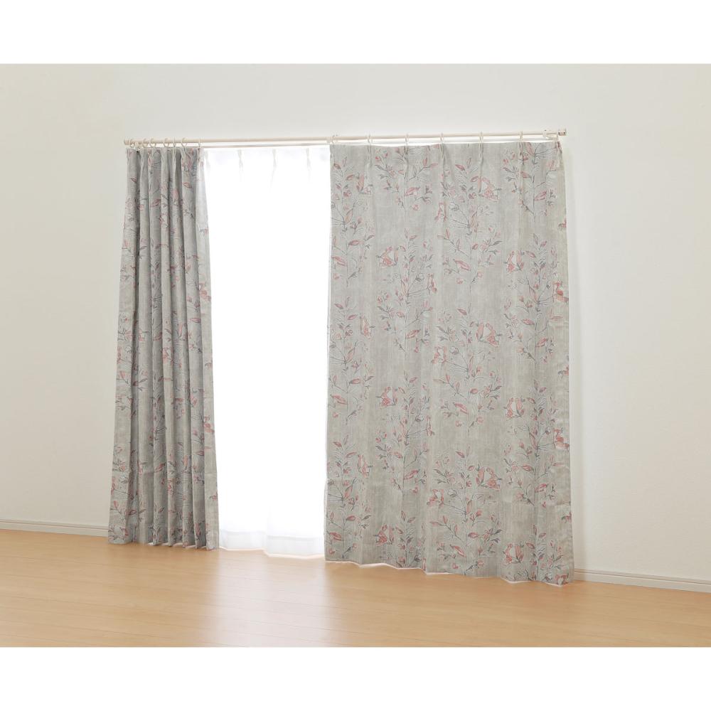 オーダーカーテン　ドレープ　ポッテ　ローズ