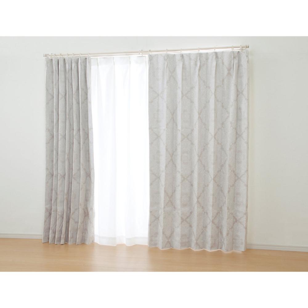 オーダーカーテン　ドレープ　ロレンツ　ベージュ