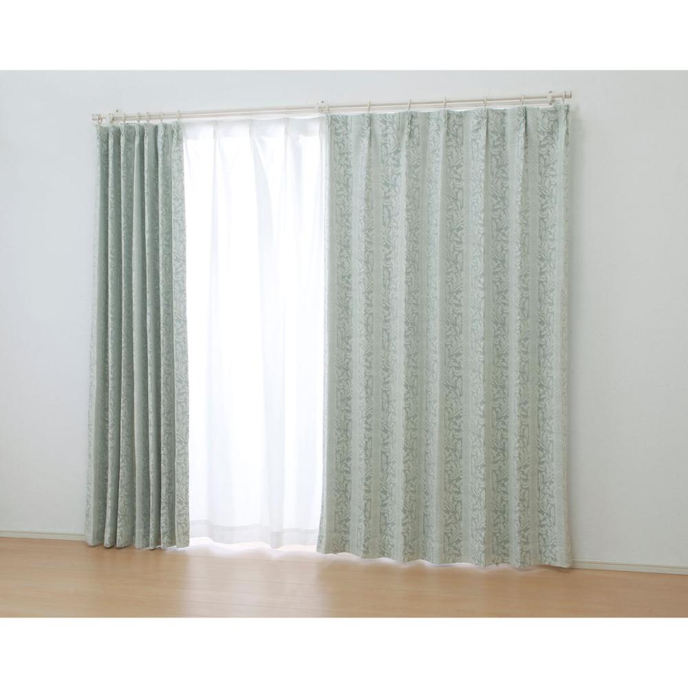 オーダーカーテン　ドレープ　イーゼル　グリーン