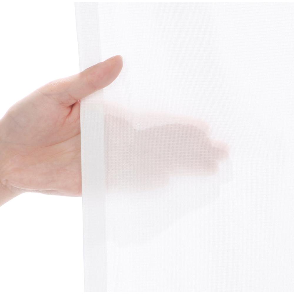 オーダーカーテン　レース　カロル　ホワイト