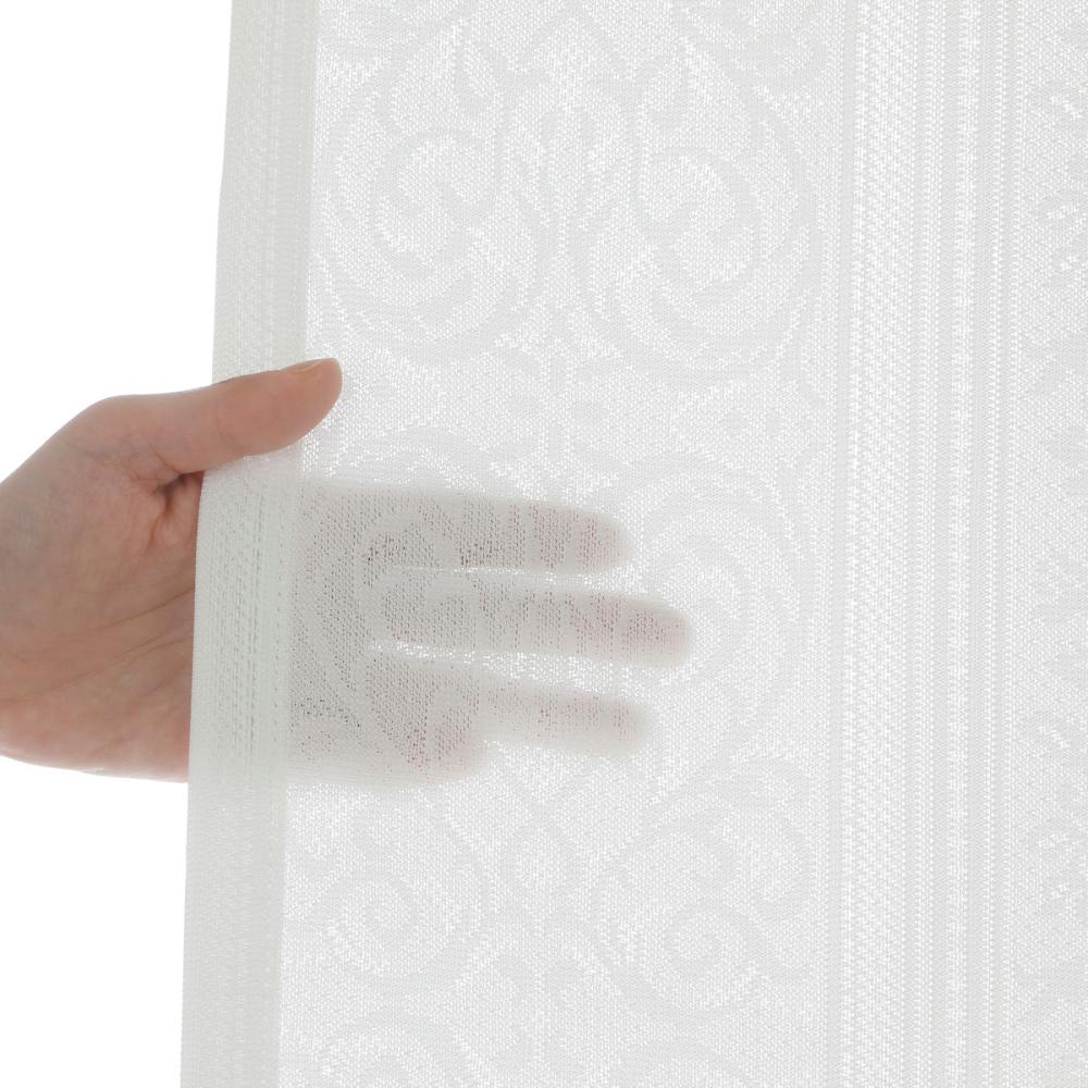 オーダーカーテン　レース　アングル　ホワイト