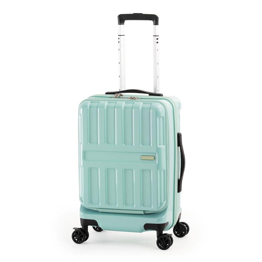 ハードキャリー　フロントオープン　前開き型　３６Ｌ　ミントブルー　ＡＬＩ－８５１１－１８　ＭＢＬ