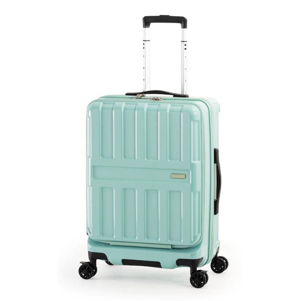 ハードキャリー　フロントオープン　前開き型　５５Ｌ　ミントブルー　ＡＬＩ－８５１１－２２　ＭＢＬ