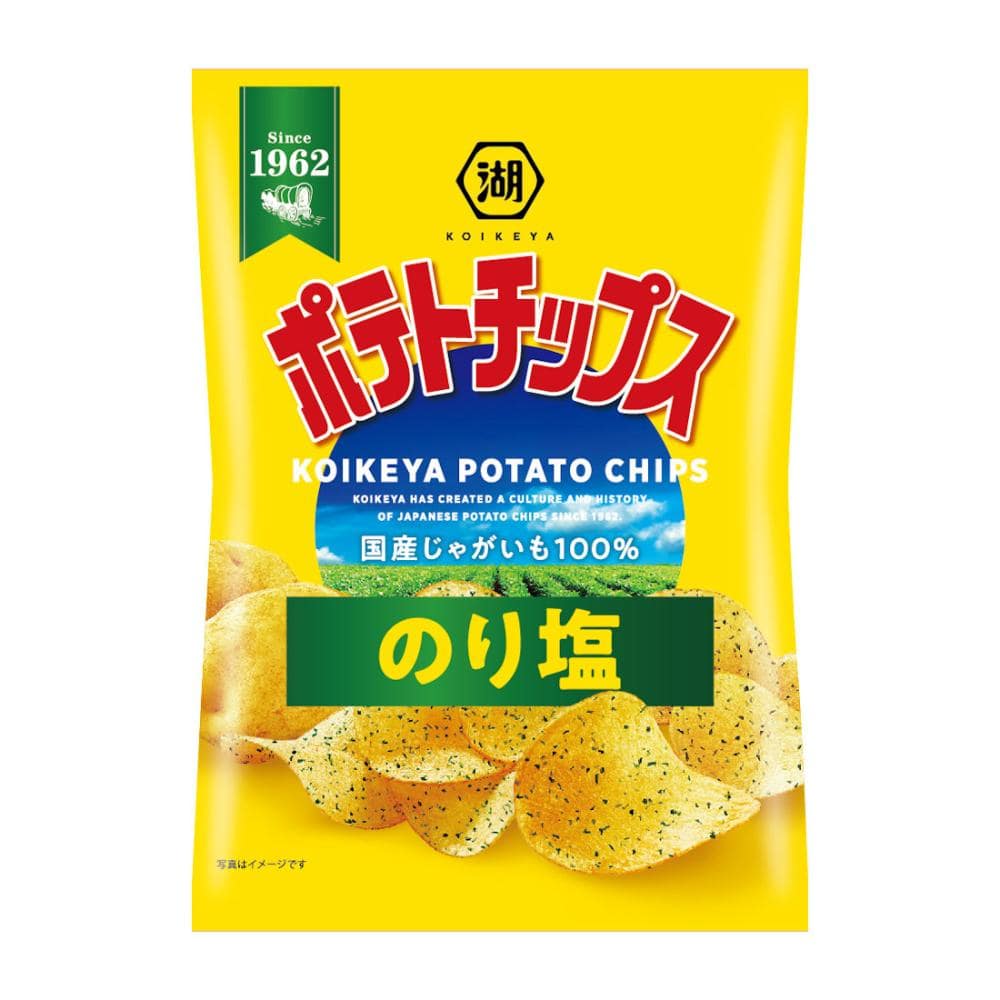 湖池屋　ポテトチップス　のり塩　５５ｇ