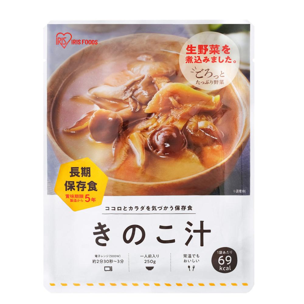 アイリスフーズ　災対食きのこ汁　２５０ｇ